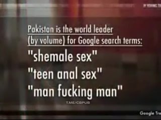pakistan is the world leader for google searches of the terms “shemale sex”, “teen anal sex” and “man fucking man”
